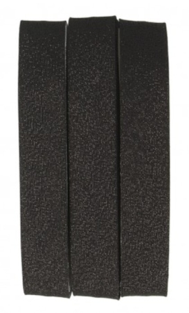 Aufbügelbares Schrägband 20 mm breit schwarz