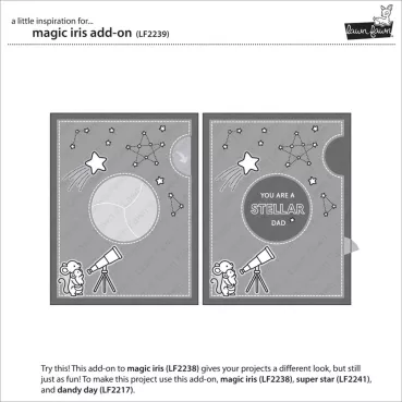 Preview: Lawn Fawn Die Schneideschablone Magic Iris Dies