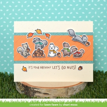Preview: Lawn Fawn Clear Stamps Let's Go Nuts