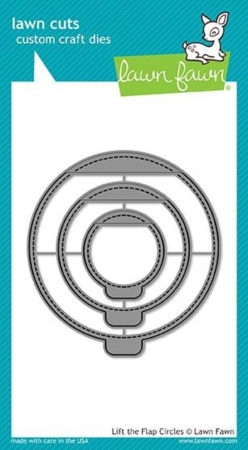 Lawn Fawn Lift The Flap Circles Dies Stanzschablonen