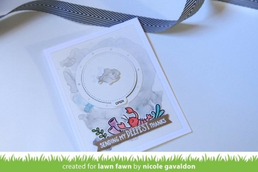 Preview: Lawn Fawn Lift The Flap Circles Dies Stanzschablonen