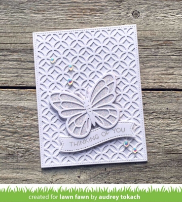 Preview: Lawn Fawn Dies Stanzschablonen Layered Butterflies