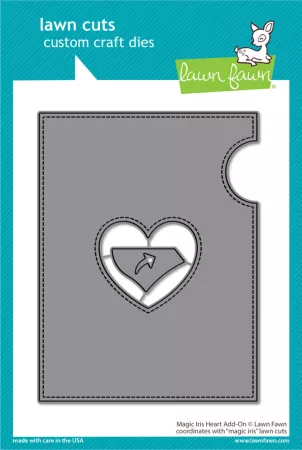 Lawn Fawn Magic Iris Add-On Dies Lawn Cuts Heart