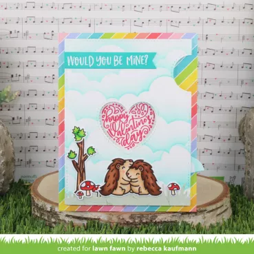 Lawn Fawn Magic Iris Add-On Dies Lawn Cuts Heart