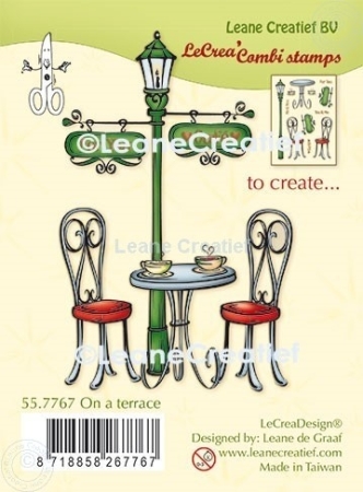 Leane Creatief On a Terrace Clear Stamp Transparenter Stempel