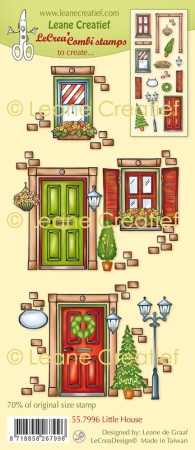 Leane Creatief Little House Combi Clear Stamp