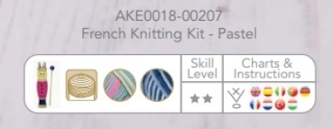 Preview: Anchor Strickliesel Set blau