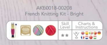 Preview: Anchor Strickliesel Set pink