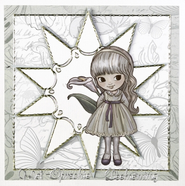 Preview: Yvonne Creations Stanzbogen Lilly Luna Missing You Dearly