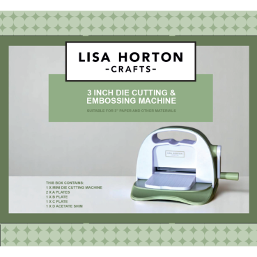 Lisa Horton Crafts 3 Inch Die Cutting & Embossing Machine + Plates