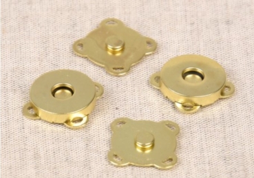 Magnet Verschluß zum Einnähen gold