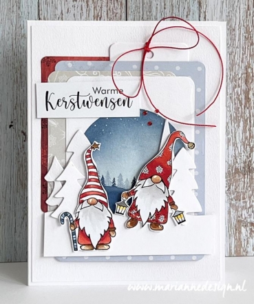 Preview: Marianne Design A4 Papier Sheet Winter Landscapes Mini's