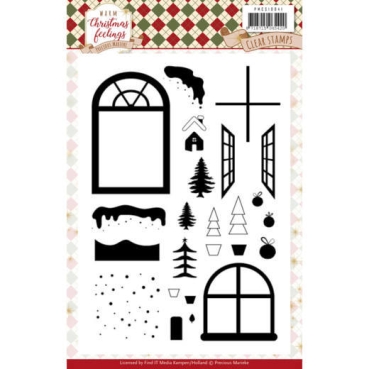 Precious Marieke Clear Stamp Warm Christmas Feelings