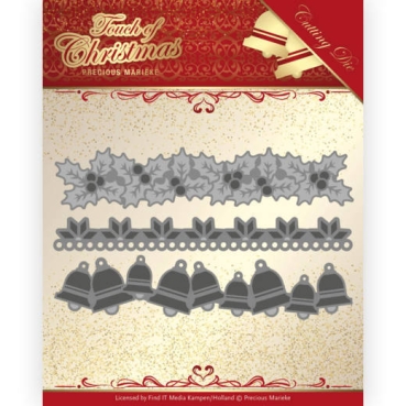 Precious Marieke Die / Stanzschablone Touch of Christmas - Christmas Borders