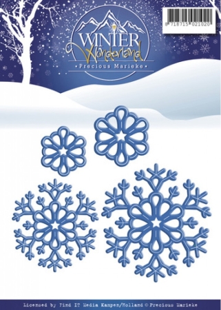 Precious Marieke Die Winter Wonderland Snowflakes