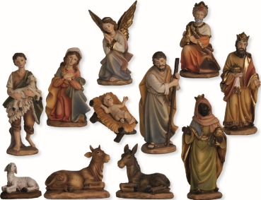 Markuskrippe 11 Teile Figuren max. 30 cm