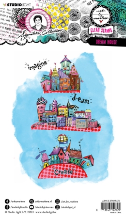 Preview: Art by Marlene Signature Collection Clear Stamp Transparenter Stempel Dream House