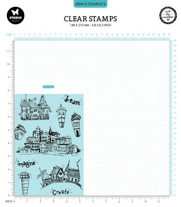 Preview: Art by Marlene Signature Collection Clear Stamp Transparenter Stempel Dream House