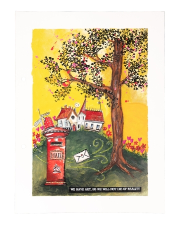 Preview: Art by Marlene Signature Collection Clear Stamp Transparenter Stempel Dream House