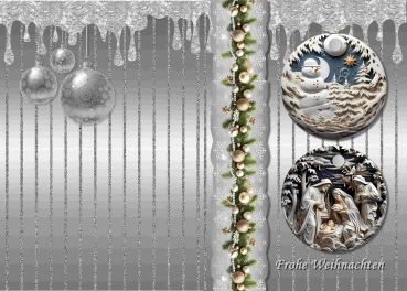 Reddy Cards Medaillonkarten Weihnachten