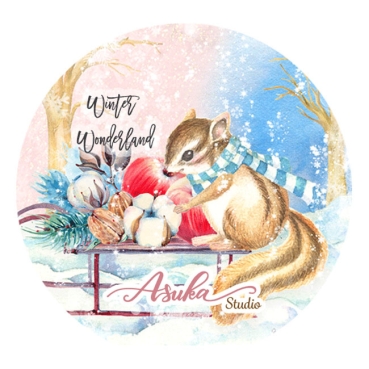 Memory Place Winter Wonderland Washi Tape 25 mm