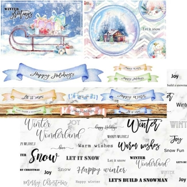 Preview: Memory Place Winter Wonderland A4 Paper Pack