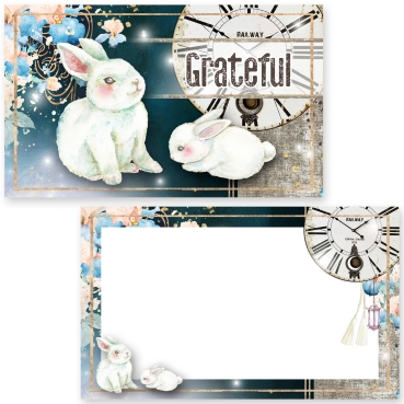 Preview: Memory Place Journal Cards Moon Bunny