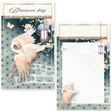 Memory Place Journal Cards Moon Bunny