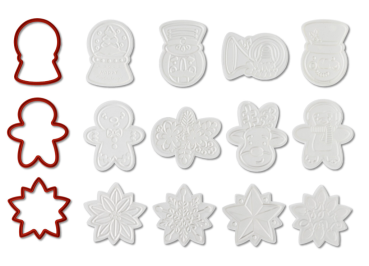 We R Makers Christmas Die and Stamp Shifters Globe