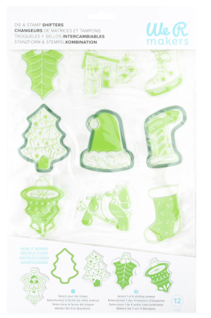 Preview: We R Makers Christmas Die and Stamp Shifters Tree