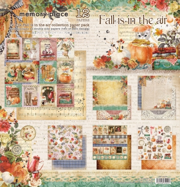 Memory Place Fall is in the Air 12 x 12 Inch Paper Pack
