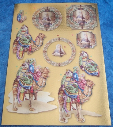 Metallic 3D Stanzbogen