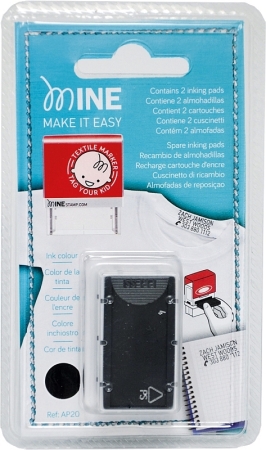 MINE Ersatzstempelkissen für MINE Textilstempel Set