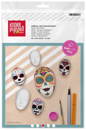 Preview: Knorr Prandell Gießform MiniMasken 1