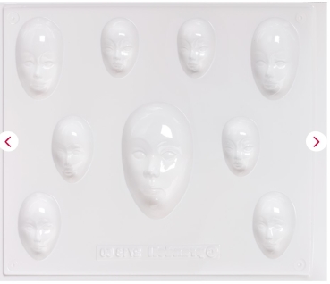 Preview: Knorr Prandell Gießform MiniMasken 1