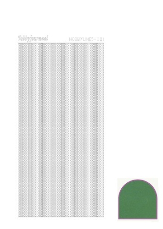 Hobbylines Stickerbogen Mirror Grün
