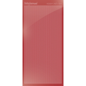 Hobbylines Stickerbogen Mirror Christmas Red