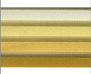 Mehrfarbiges Band pro Meter Beige-Gelbtöne