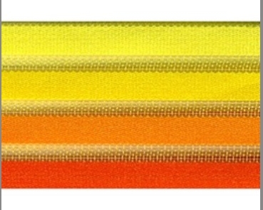 Mehrfarbiges Band pro Meter Orange-Gelbtöne