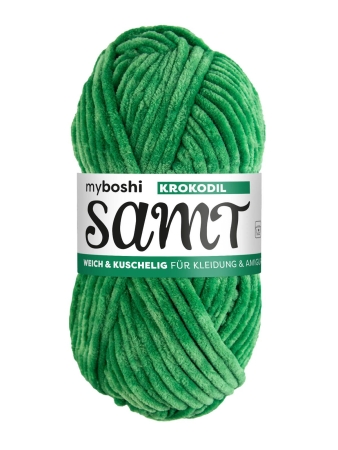 Myboshi Samt Krokodil