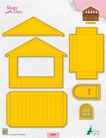 Nellie Snellen Shape Dies Christmas House