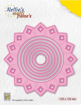 Nellie Snellen Nellie's Multi Frame Dies Rosette Sharp