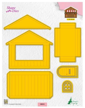 Nellie Snellen Shape Dies Christmas House