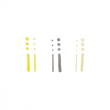 Nuvo Dual Tip Dot Markers Metallic Set Stift mit zwei Spitzen