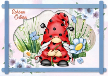 Preview: Reddy Cards Bastelset Osterwichtel 1