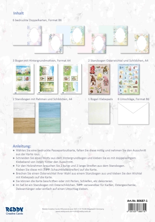 Preview: Reddy Cards Bastelset Osterwichtel 1