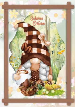 Preview: Reddy Cards Bastelset Osterwichtel 1