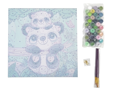 Craft Buddy PBN-3030-22 Painting by Numbers Framed Kit Malen nach Zahlen Koalas Day
