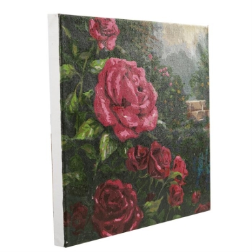 Preview: Craft Buddy PBN-TK3030-64 Painting by Numbers Framed Kit Malen nach Zahlen A Perfect Red Rose