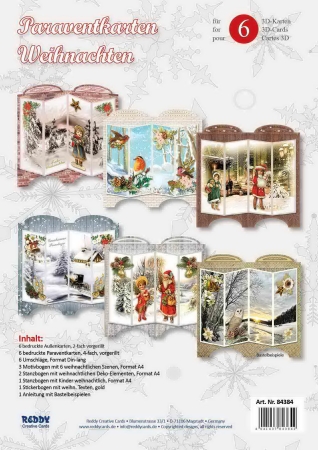 Reddy Cards Paraventkarten Christmas Vintage